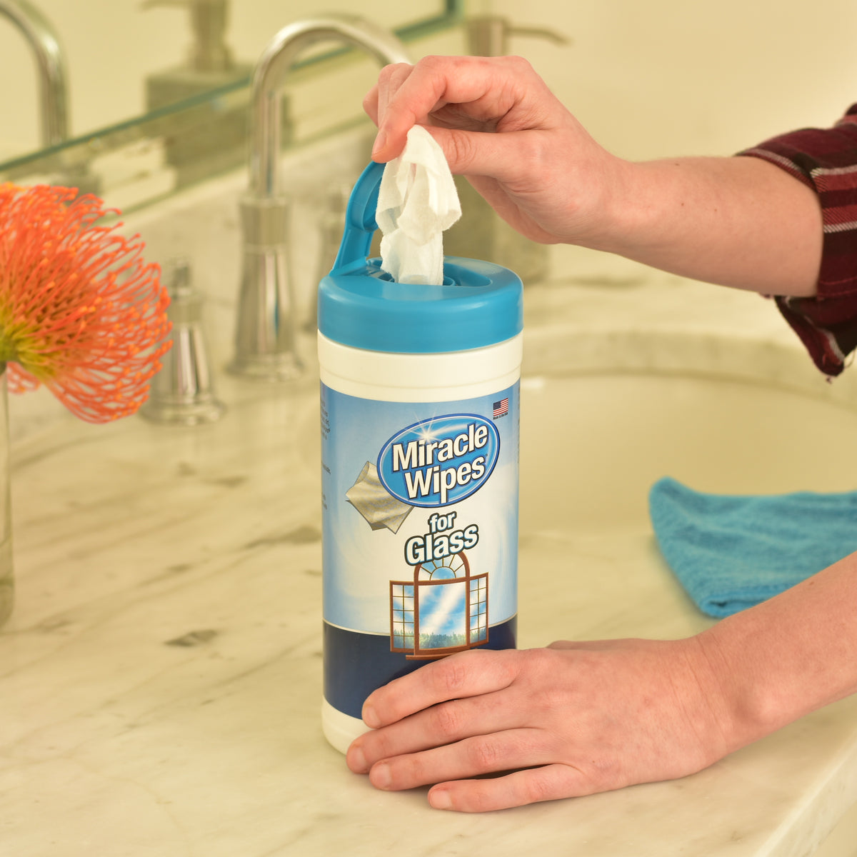 Miracle Brands MiracleWipes 30-Count Wipes Glass Cleaner in the Glass  Cleaners department at