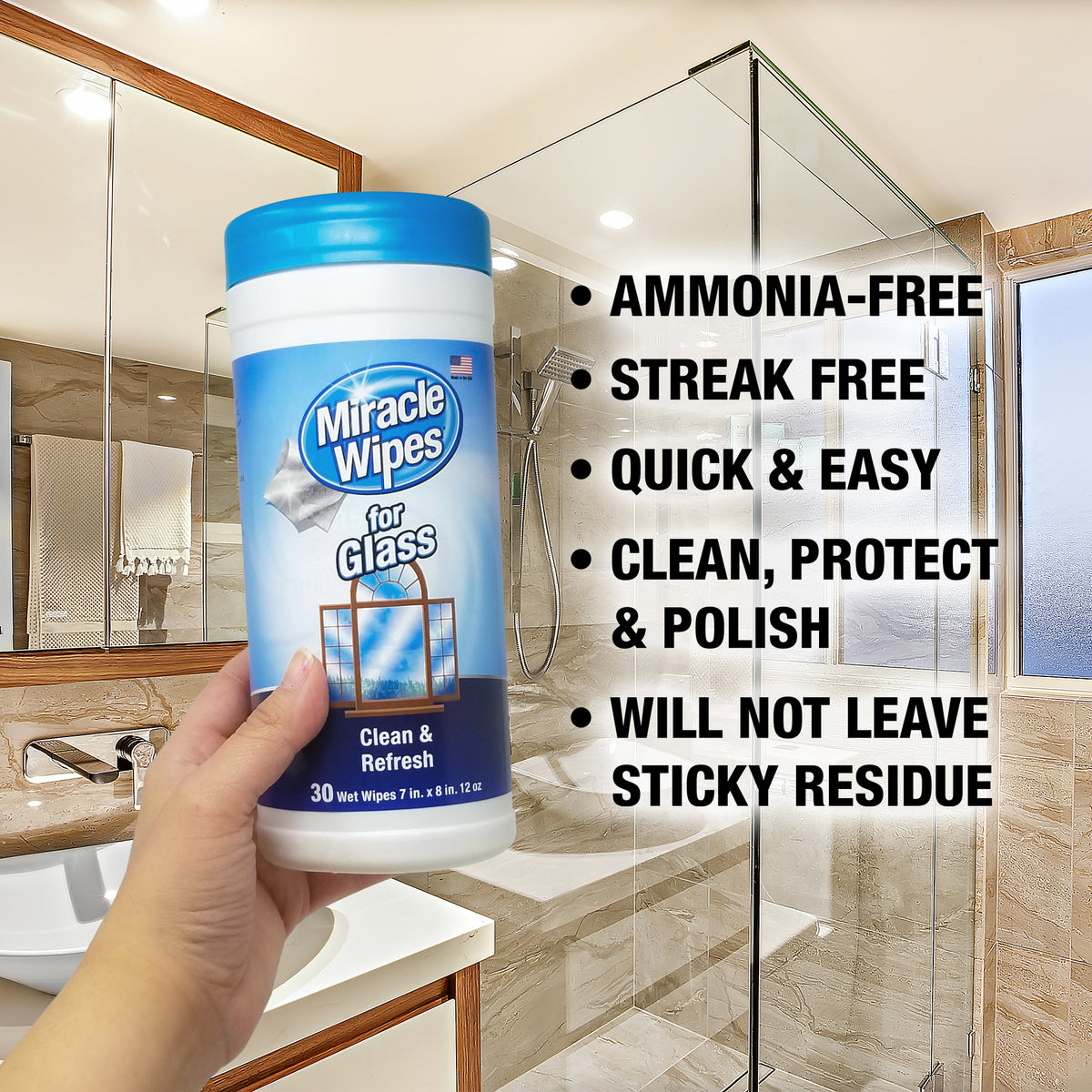 Miracle Wipes - Glass Wipes - Invisible Door, Wait your glass door is  closed? #streakfree #invisibledoor #glasswipes #miraclewipes
